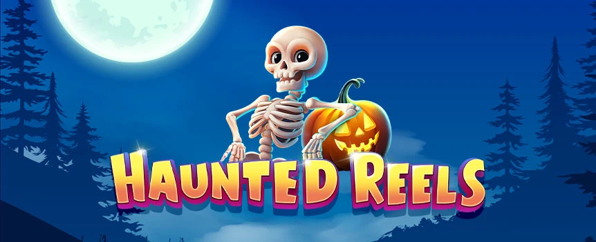 Scary slots mean scary-good prizes! A 5x5 grid and 3 Bonus Games await you! Play the Haunted Reels slot game now at the Joe Fortune online casino.