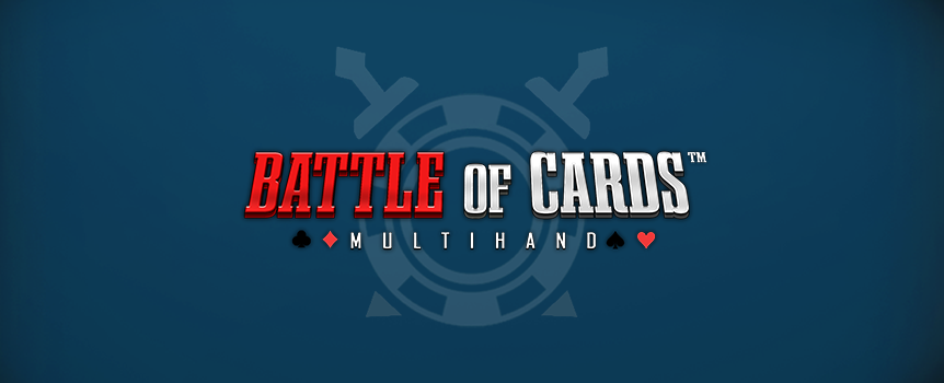 Victory can be achieved in an instant in Battle of Cards Multihand. Play at Joe Fortune and put your martial skills to the test! 