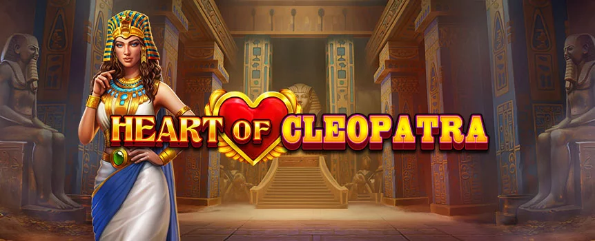 Play the Heart of Cleopatra slot game at Joe Fortune Casino, and you can turn tumbling features into mega payouts worth 10,000x your bet.