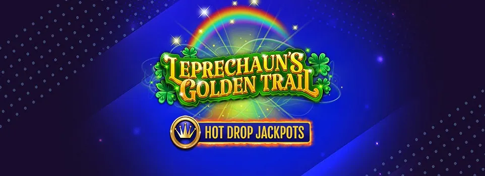 Do you have a little of the luck of the Irish? Find out by playing the Leprechaun's Golden Trail Hot Drop Jackpots  online slot game at Joe Fortune.